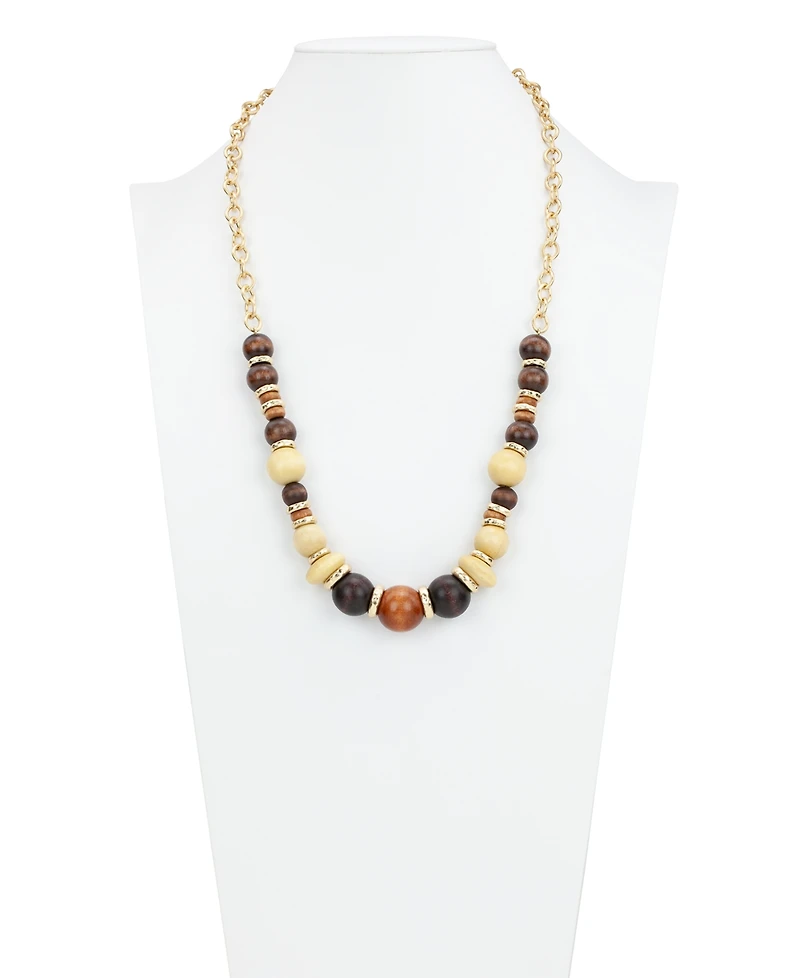 Patrica Nash Gold-Tone Plated Long Beaded Necklace
