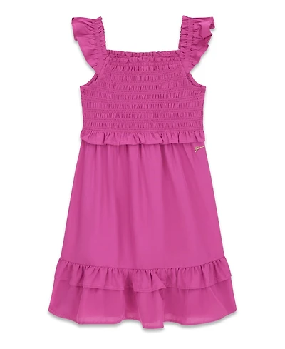 Guess Girls' 7-16 Poplin Sleeveless Dress