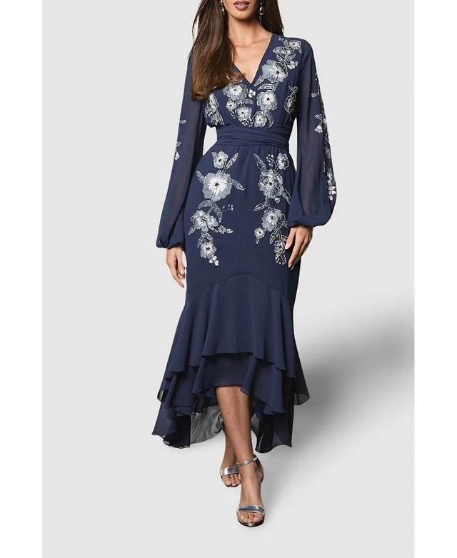 danny & nicole sleeveless floral lace fit & flare dress Danny & Nicole Women's Black Floral Lace Fit & Flare Knee Dress Sleeveless  14