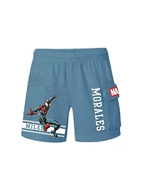 Spider-Man Boys' 2T-7 Miles Morales Shorts, 2-Pack