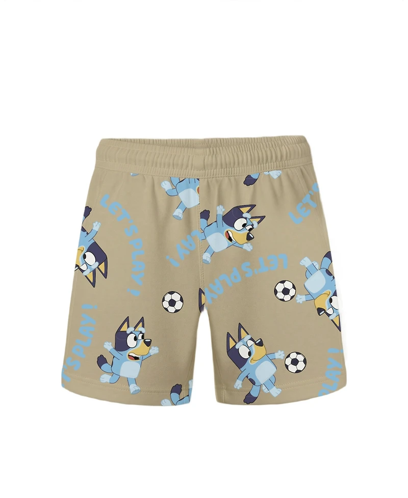 Bluey Boys' 2T-7 Graphic Print Shorts, 2-Pack