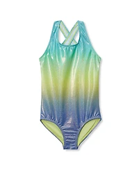Lands' End Girls Chlorine Resistant One Piece Swimsuit