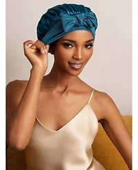 Silksilky Pure Silk Bowknot Tie Bonnet