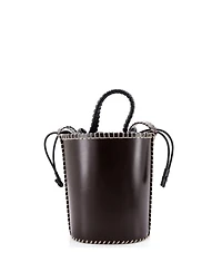 Pre-Owned Chloe Mini Louela Bucket Bag Leather