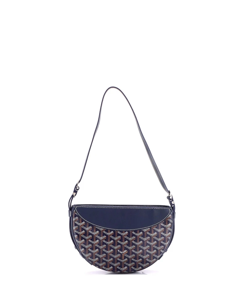 Pre-Owned Goyard Hirondelle Shoulder Bag Coated Canvas and Leather