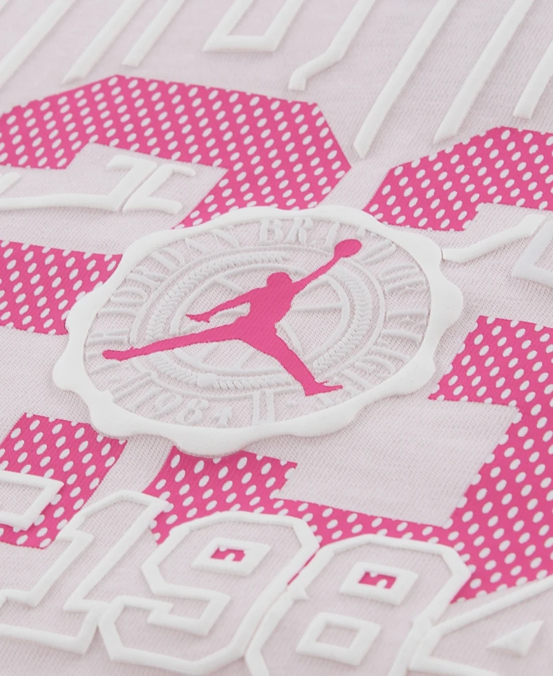 Jordan Baby Girls' Short Sleeve Boxy T-shirt and Shorts 2-Piece Set