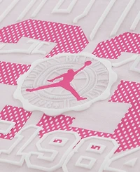 Jordan Baby Girls' Short Sleeve Boxy T-shirt and Shorts 2-Piece Set