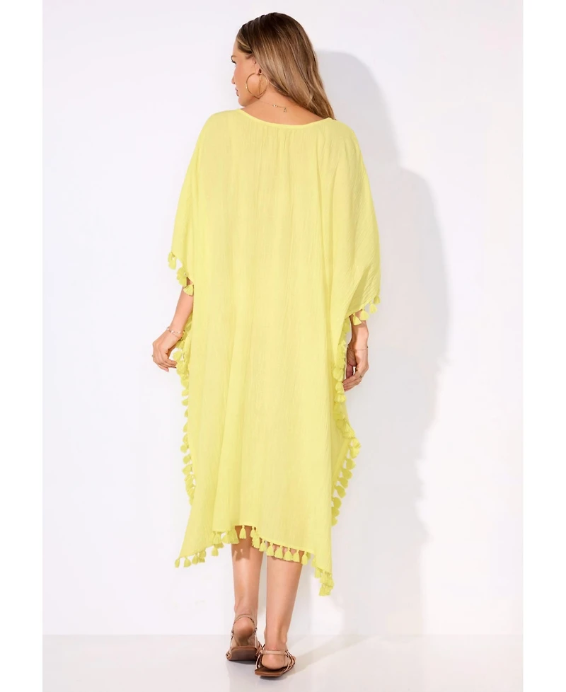 Swimsuits for All Women's Everly Pom Cover Up Tunic