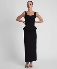 Leau Women's Classic Column Maxi Skirt