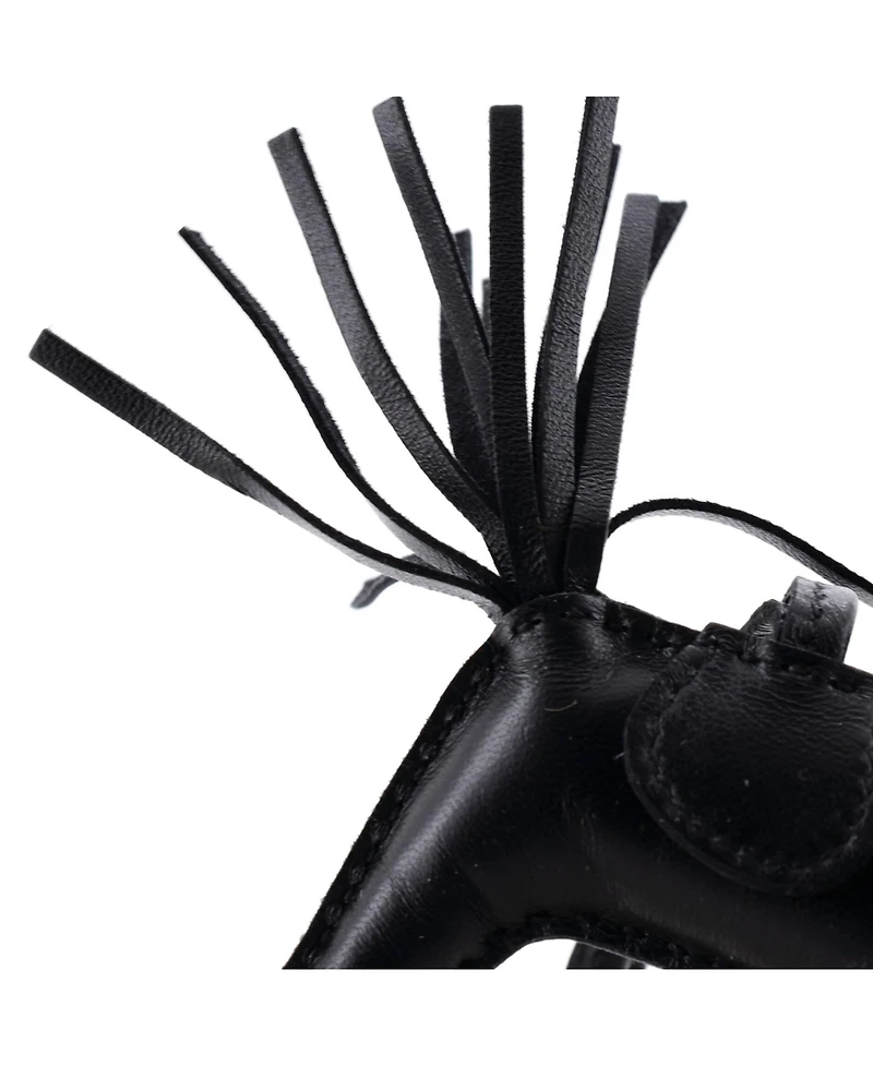 Pre-Owned Hermes Pm So Black GriGri Rodeo Bag Charm Leather