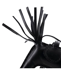 Pre-Owned Hermes Pm So Black GriGri Rodeo Bag Charm Leather