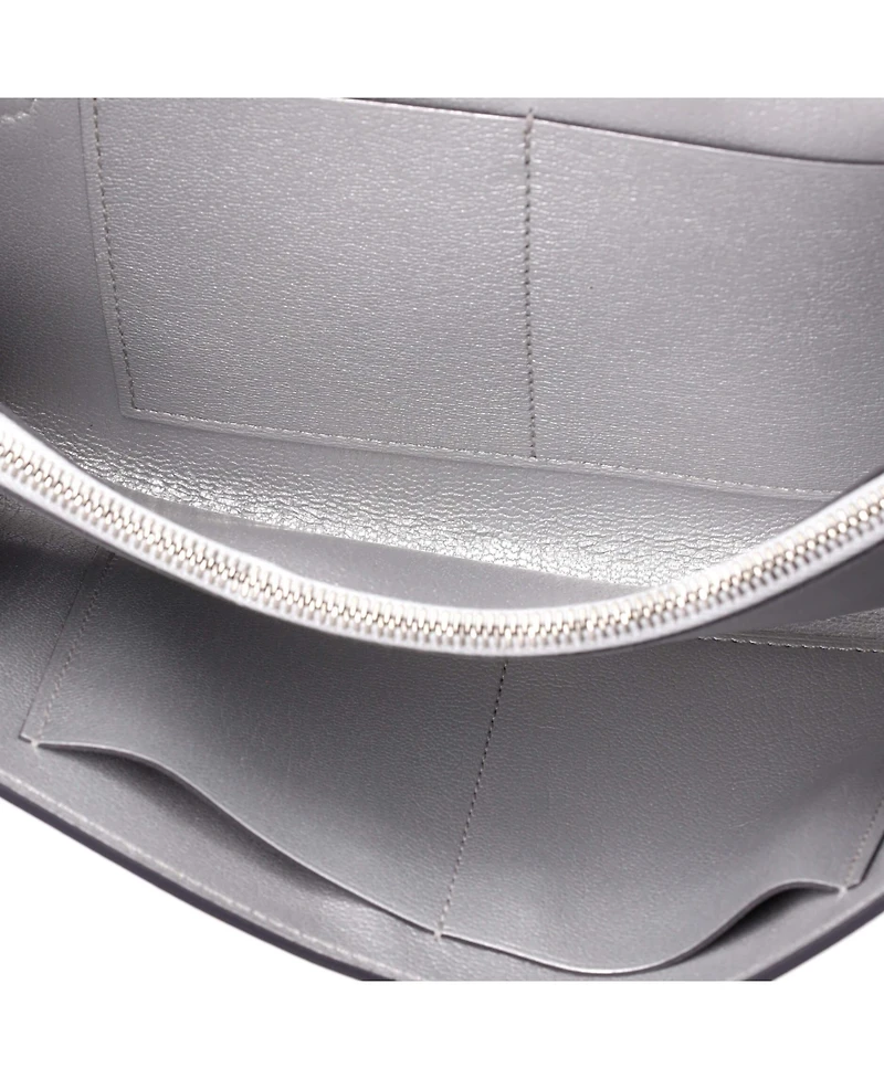 Pre-Owned HERMES Kelly To Go Wallet Metallic Chevre Chamkilight