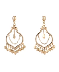 Rachel Rachel Roy Gold Tone Chandelier Earrings