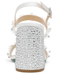 Betsey Johnson Women's Drue Block Heel Dress Sandals