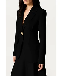 Nocturne Women's Sculpted Single-Button Tailored Jacket