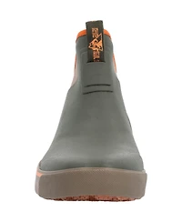 Rocky Men's Dry-Strike Waterproof Green & Orange Deck Boot