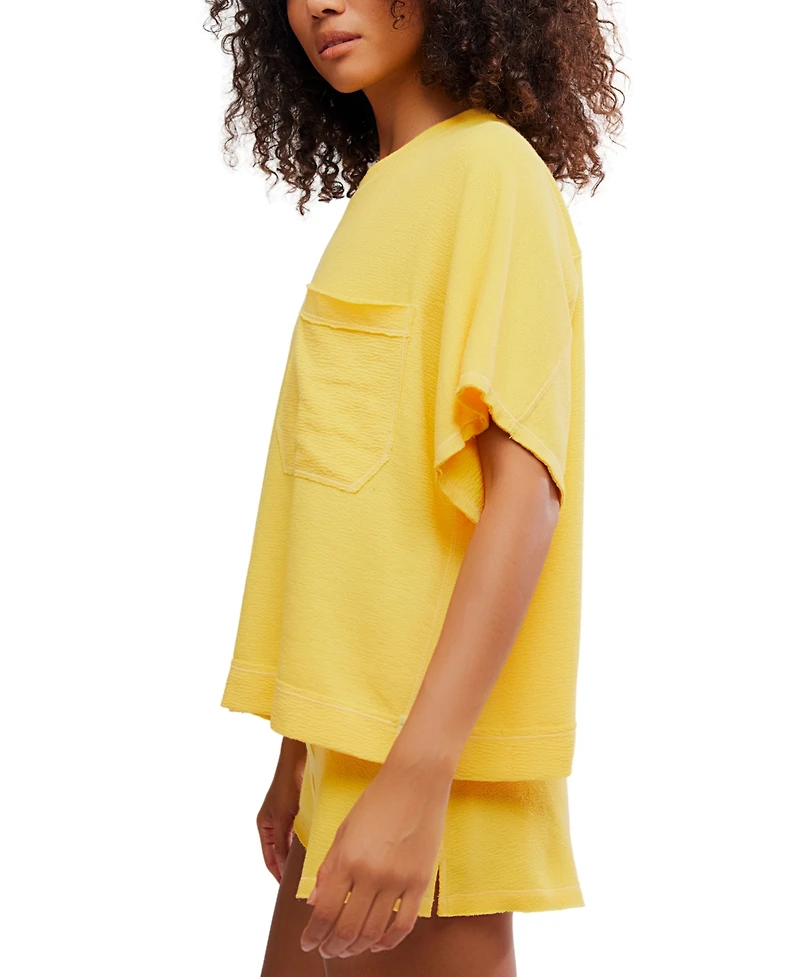 Free People Women's Staycation Boxy Fit Sleep T-Shirt