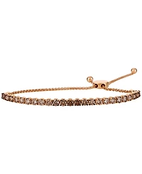 Le Vian Ombre Chocolate Diamond (4 ct. t.w.) Bolo Bracelet in 14k Strawberry Gold