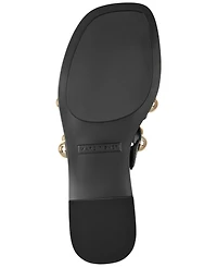 Marc Fisher Women's Zalary Ornamented Strappy Slip-On Sandals