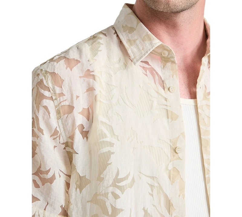 Guess Men's Regular-Fit Devore Floral Shirt