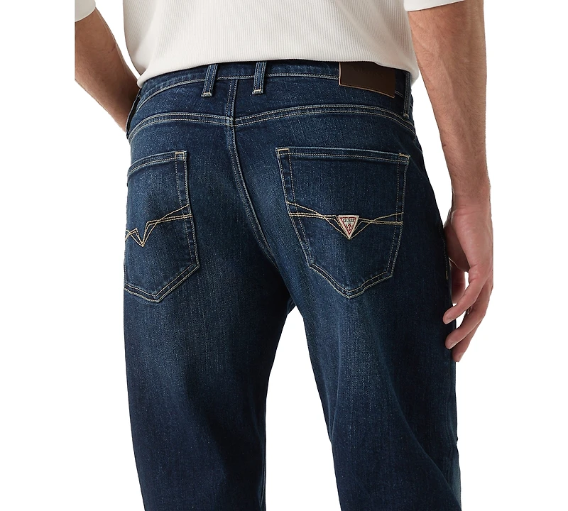 Guess Men's Mason Straight Leg Five-Pocket Jeans