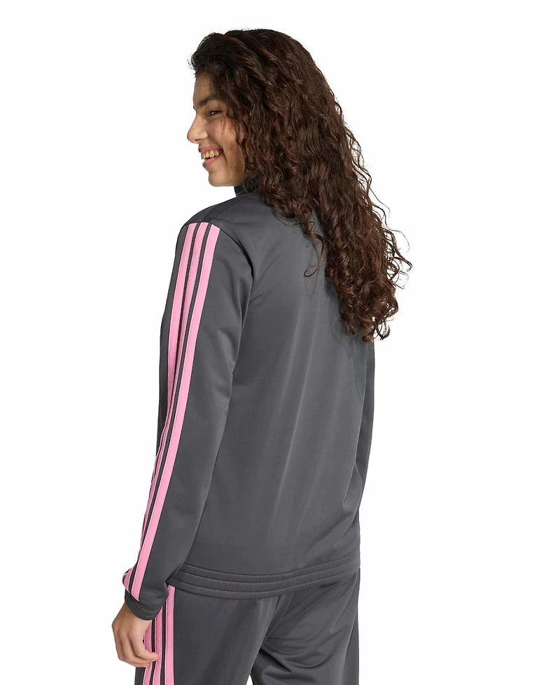 adidas Women's Tricot 3-Stripes Track Jacket