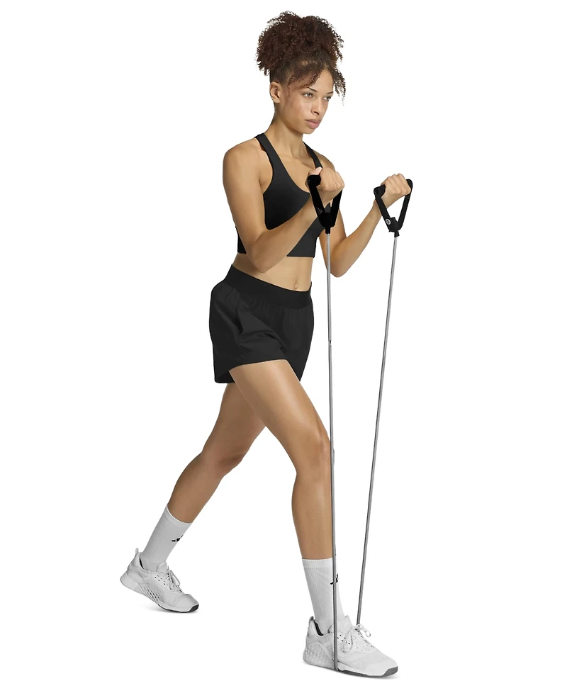 adidas Women's Mid-Rise Workout Flex Woven Shorts