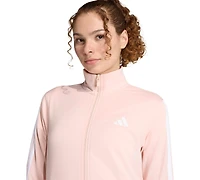 adidas Women's Long-Sleeve Zipper Collared Jacket
