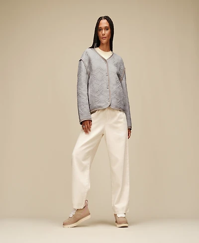 Ugg Women's Regular Fit Button Closure Sun Quilted Jacket