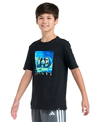 adidas Boys' 8-20 Short-Sleeve Surreal Sport Nest T-Shirt