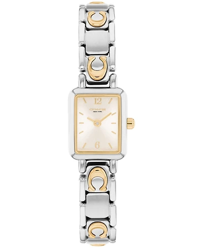 Coach Women's Mara Two Tone Stainless Steel Bracelet Watch, 15.5mm