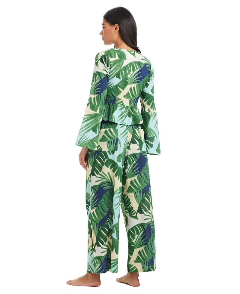 Sanctuary Women's Summer Breeze Side-Slit Cover-Up Pants