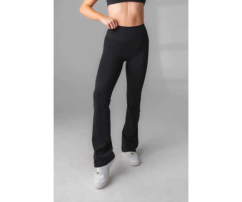 Vitality Women's Cloud Ii Flared High-Rise Trouser Pant Midnight