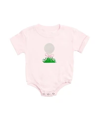 Sweet Wink Baby Girls Golf Tee Bow Patch Short Sleeve Romper