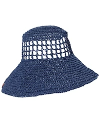 Lauren Ralph Crochet Open Crown Sun Hat