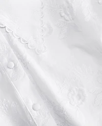 On 34th Women's Cotton V-Neck Floral Applique Blouse, Macy's Exclusive