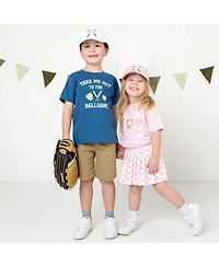 Sweet Wink Toddler Girls Baseball Cutie Short Sleeve T-Shirt