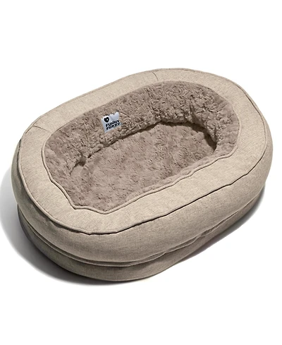 FunnyFuzzy Washable Donut Dog Bed