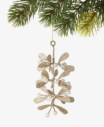 Holiday Lane Gilded Glamour Mistletoe Ornament, Macy's Exclusive