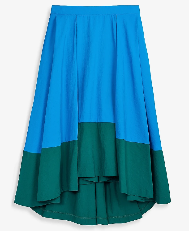 Women's High-Low Contrast-Hem Full Skirt, Macy's Exclusive- Molly Rogers Capsule Collection