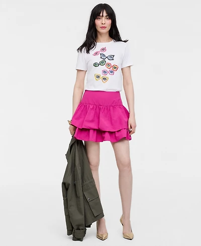 Women's Flared Mini Skort, Macy's Exclusive- Molly Rogers Capsule Collection