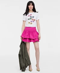 Women's Flared Mini Skort, Macy's Exclusive- Molly Rogers Capsule Collection