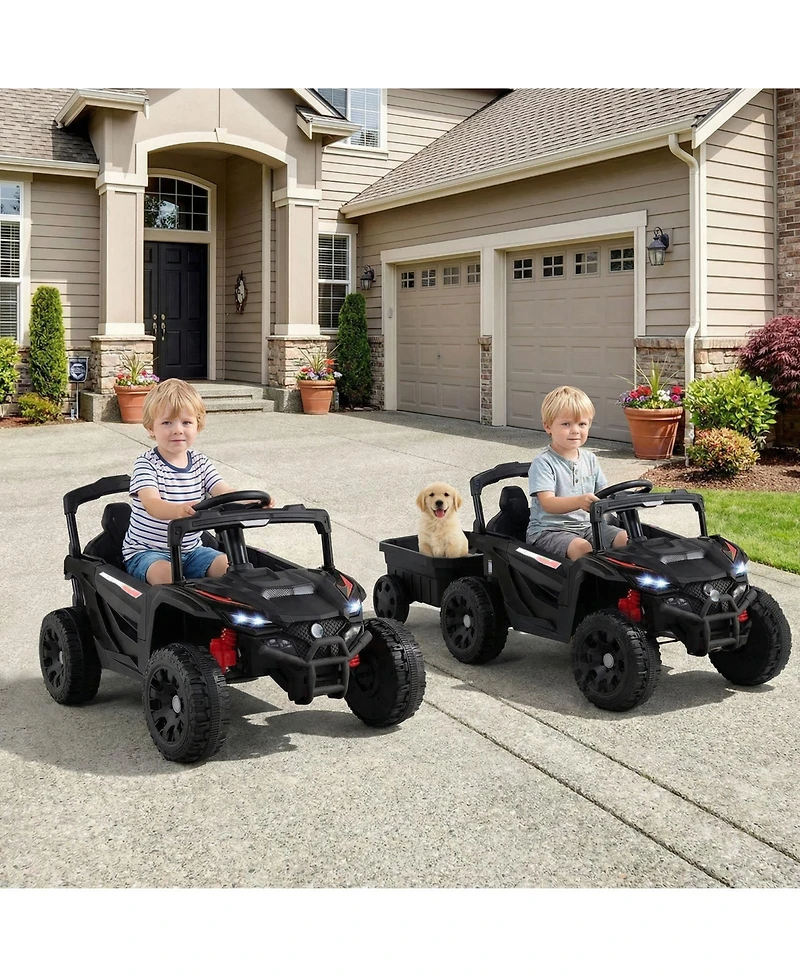 Slickblue 12V Electric Ride On Tractor with Parent Remote for Kids