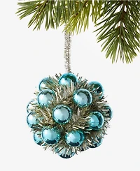 Holiday Lane Merry Magic Mini-Ball Tinsel Ball Ornament, Macy's Exclusive