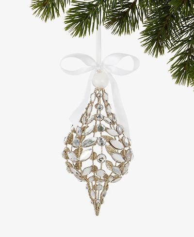 Holiday Lane Jeweled Classics With Gems Drop Ornament, Macy's Exclusive