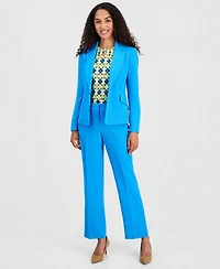 Kasper Women's Notched-Collar One-Button Jacket