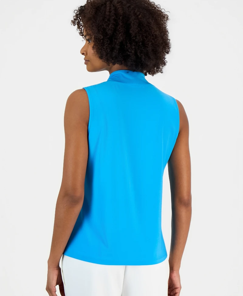 Kasper Women's Sleeveless Knotted-Front Top