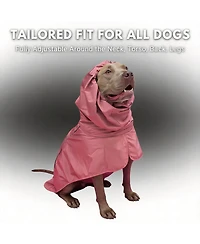 Aronkl Dog Raincoat - Waterproof, Windproof, Reflective, Breathable