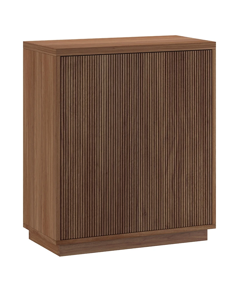 Hudson & Canal Alston 28" Wide Rectangular Fluted Accent Cabinet