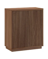 Hudson & Canal Alston 28" Wide Rectangular Fluted Accent Cabinet